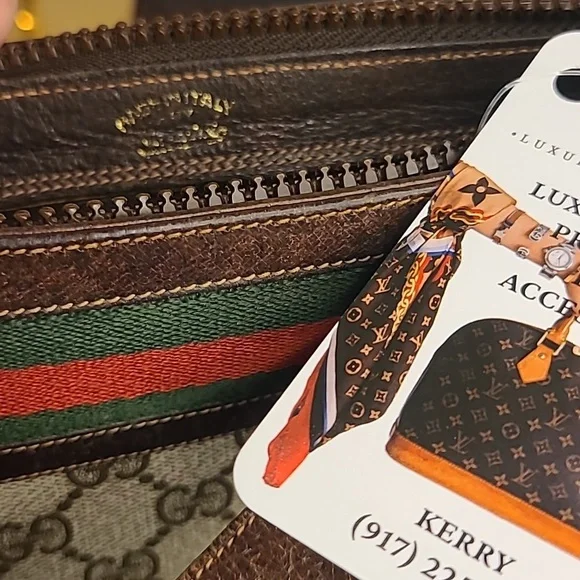 GUCCI VINTAGE 1970'S WEB SHERRY LINE COATED CANVAS/LEATHER SHOULDER BAG- RARE - Picture 9 of 17